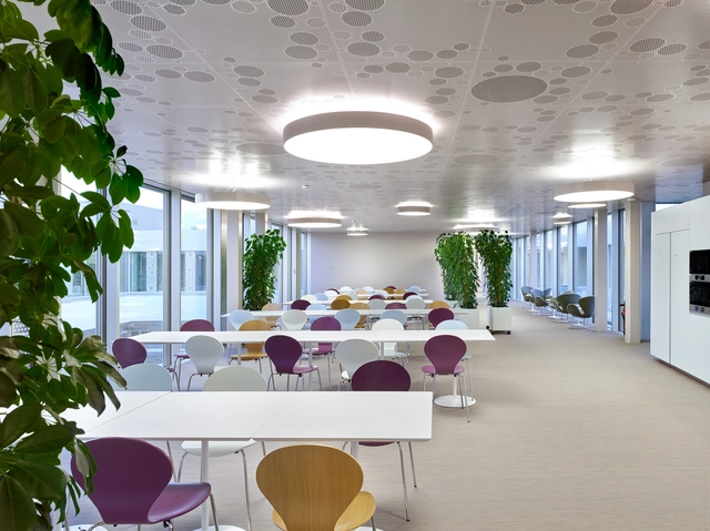 Loterie Suisse Romande / CCHE - Institutional Buildings, Table, Chair, Lighting