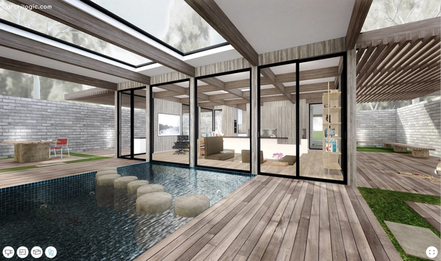 Um passeio virtual pela Case Study House #24 de A. Quincy Jones e Frederick Emmons - Imagem de Destaque