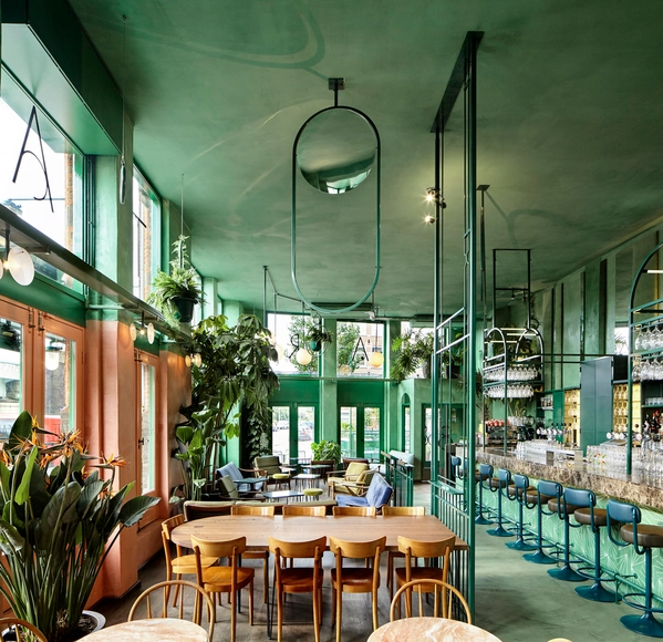 Bar Botanique Cafe Tropique / Studio Modijefsky - Interior Design, Table, Chair