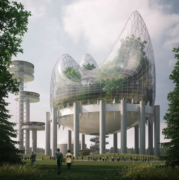 Winners Announced in Ideas Competition to Reimagine New York State Pavilion in Queens - Featured Image