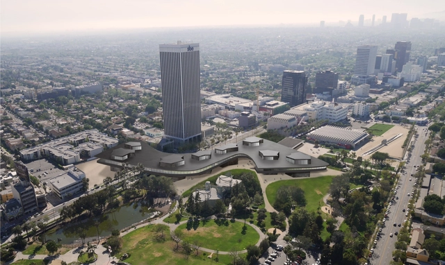 Peter Zumthor publica nuevos renders del diseño de LACMA - Imagen Principal