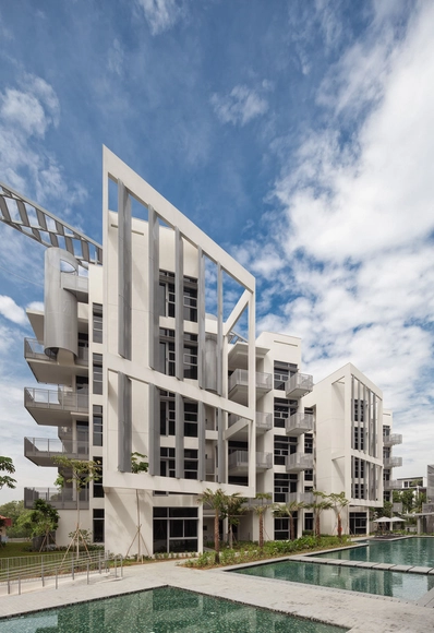 生态与生活并重的Bliss住宅小区@Kovan Condominium / LOOK Architects - 公寓