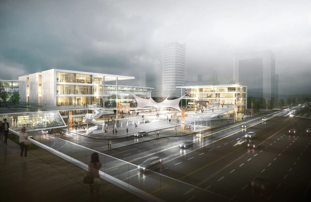 Second-Place Design Proposes Revitalization of Busan with Film in Korea - Featured Image