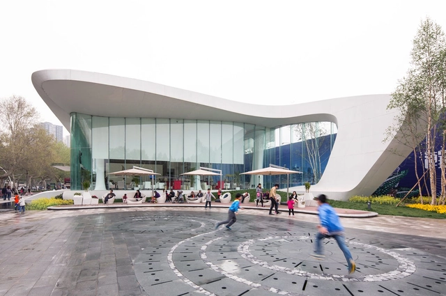 Centro de ventas Haishang Plaza / Amphibian Arc - Retail