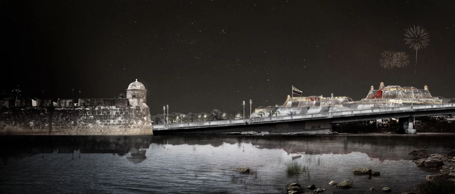 Concurso público internacional para el diseño de la iluminación del castillo de San Felipe de Barajas en Cartagena / Colectivo 720 + DARP - De Arquitectura y Paisaje - Patrimonio