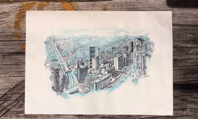 ¿Cómo es realmente Bogotá? Las fachadas y perspectivas ilustradas por Lizeth León - Imagen Principal