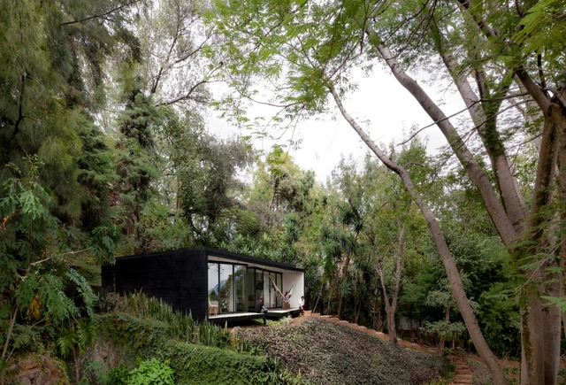 Bungaló LMM / Cadaval & Solà-Morales - Cabañas & Lodges, Jardín, Bosque