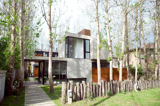 Conjunto Las Gaviotas / BAK arquitectos - Casas, Jardín, Fachada, Bosque