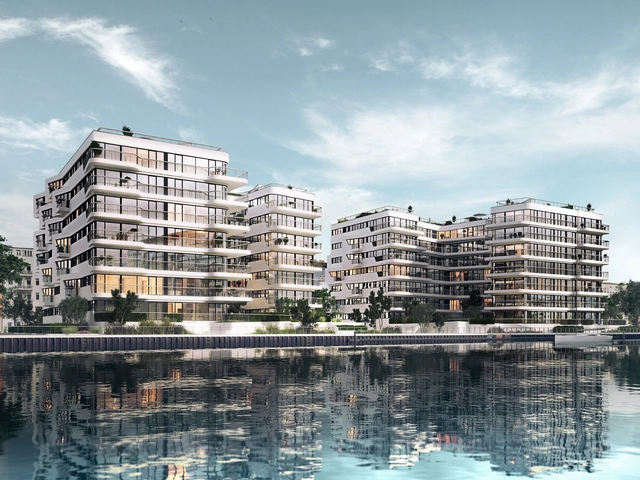 GRAFT Designs WAVE, a Green Oasis Along the Berlin Waterfront - Facade, Cityscape