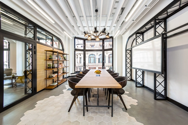 Opera Software Wroclaw / Modelina Architekci - Offices Interiors, Arch, Beam, Table, Chair