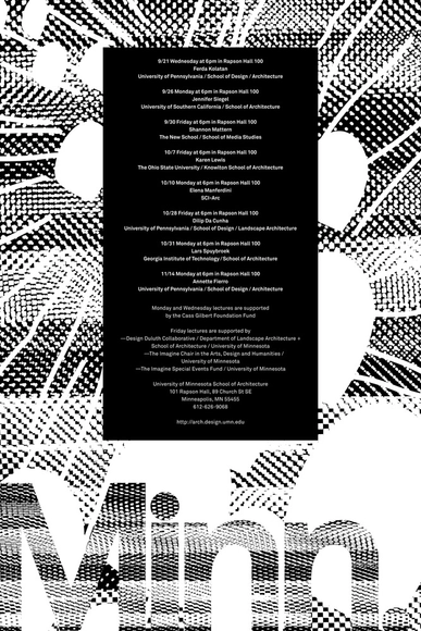 UMNArch Fall 2016 Lecture Series - Featured Image