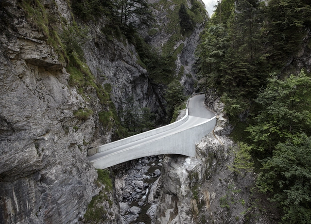 Puente Schaufelschlucht / Marte.Marte Architects - Puente Vehicular