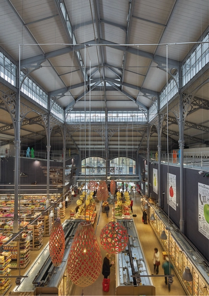 Mercado cubierto Secrétan / Architecture Patrick Mauger - Mercado