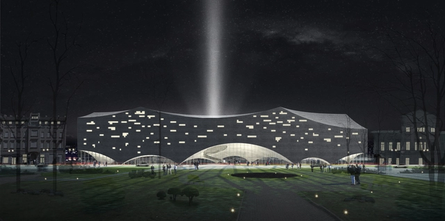 This Moscow Circus School Proposal is Composed of a Series of Domes and Undulating Waves - Featured Image