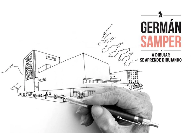 Exposición Germán Samper:  A dibujar se aprende dibujando - Imagen Principal