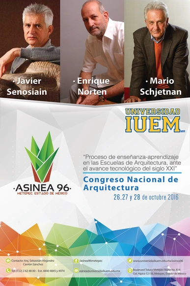 Congreso de Arquitectura, Asinea 96 / Metepec - Imagen Principal