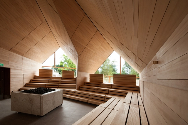 Sauna Jordanbad / Jeschke Architektur&Planung - Interiores De Arquitectura Para La Salud