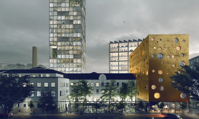 Transborder Studio transformará fábrica de Oslo en nuevo barrio agrícola - Imagen Principal