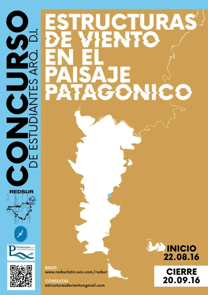 Concurso de ideas: estructuras de viento en el paisaje patagónico - Imagen Principal