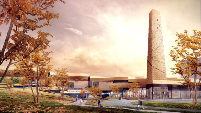 Mecanoo 建筑事务所设计的Ede Wageningen 火车站充满了活力 - 主图