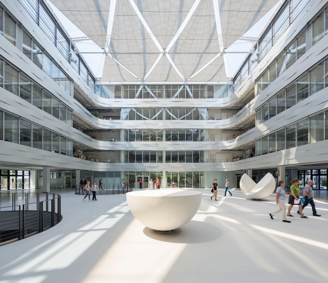 Instituto de Matemáticas - Universidad de Karlsruhe / Ingenhoven Architects - Instituto