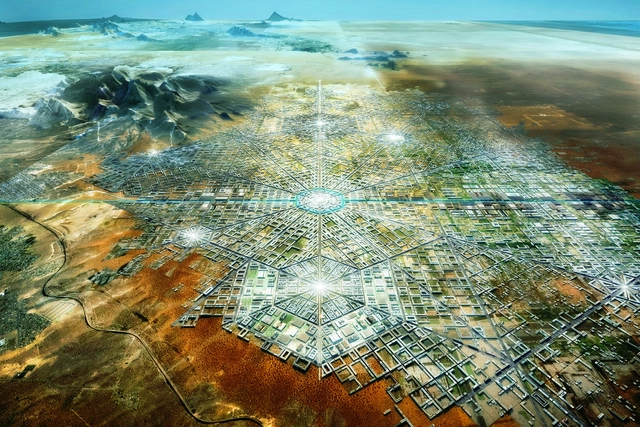 Border City: la ciudad utópica de Fernando Romero que borra la frontera de México-Estados Unidos - Plan Maestro