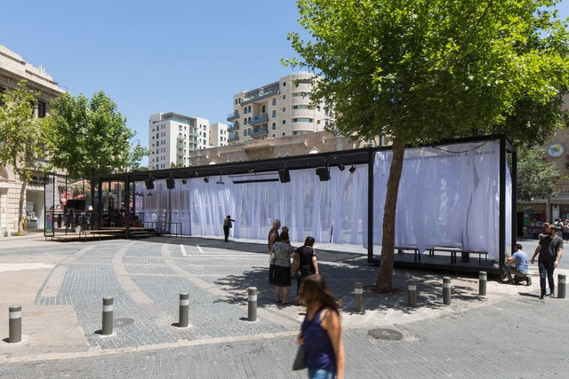 Bezalel Academy of Art and Design Students Build Temporary Pavilion in Jerusalem - Featured Image