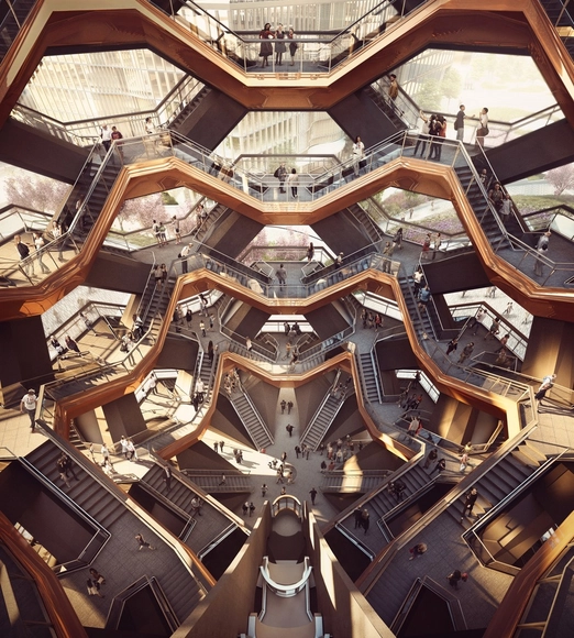 Esta es Vessel, la escultórica escalera sin fin de Heatherwick Studio en Nueva York - Imagen Principal