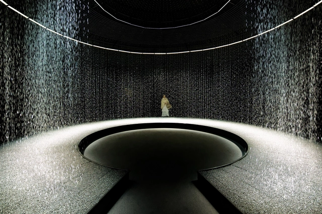 Quando gotas criam espaços: Um olhar sobre arquitetura líquida - Imagem de Destaque
