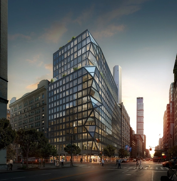 OMA revela su primera torre residencial en Nueva York - Imagen Principal