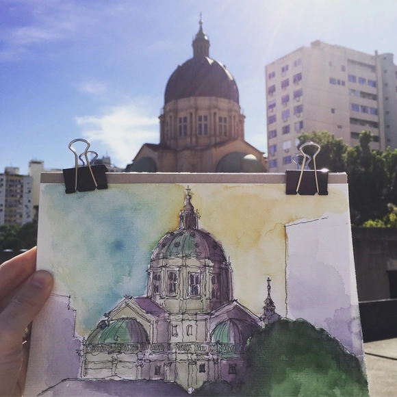 Exposição Urban Sketching - Imagem de Destaque