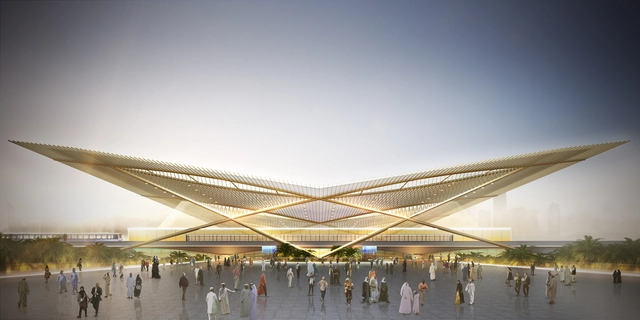 Weston Williamson+Partners vencem concurso para conexão ferroviária em Dubai - Imagem de Destaque