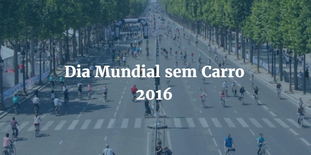 Dia Mundial sem Carro 2016 - Imagem de Destaque