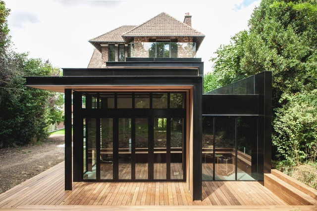 Casa única en Haut  / Atelier Lame Architecture - Ampliación