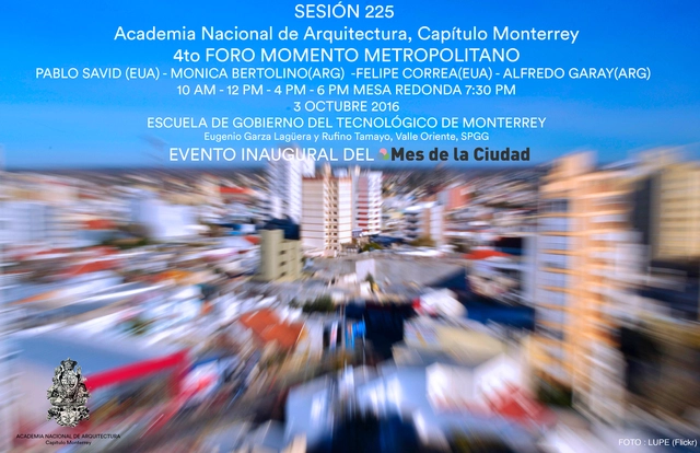 Asiste hoy al 4to Foro Momento Metropolitano / Monterrey  - Imagen Principal