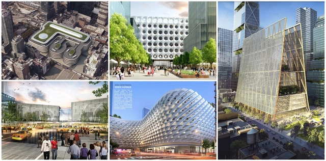 5 Teams Shortlisted for Redesign of New York City's Port Authority Bus Terminal - Featured Image
