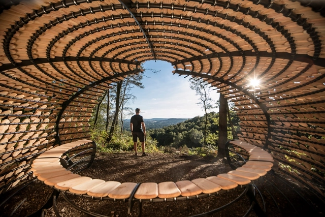英国凯特勒姆Perspectives有机亭/ Giles Miller Studio - 景观装置