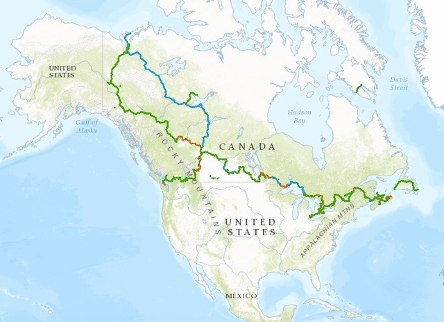 Canadá terá caminho de 24 mil quilômetros livre de automóveis - Imagem de Destaque