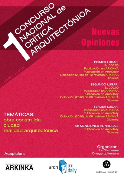Primer Concurso Nacional de Crítica Arquitectónica / Perú - Imagen Principal