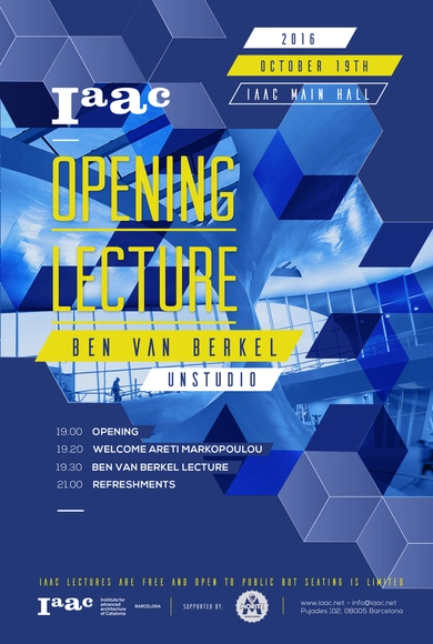 Ben van Berkel - IAAC Opening Lecture 2016/17 - Featured Image