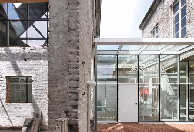Tangram / Architecten de Vylder Vinck Taillieu - Store, Door, Facade, Beam, Arch