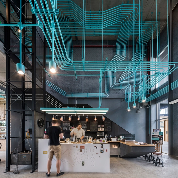  Hubba-to  / Supermachine Studio - Interiores De Oficina