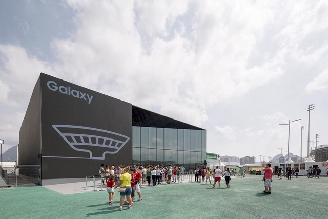 Samsung Galaxy Studio at Olympic Park / UNStudio  - Showroom, Facade