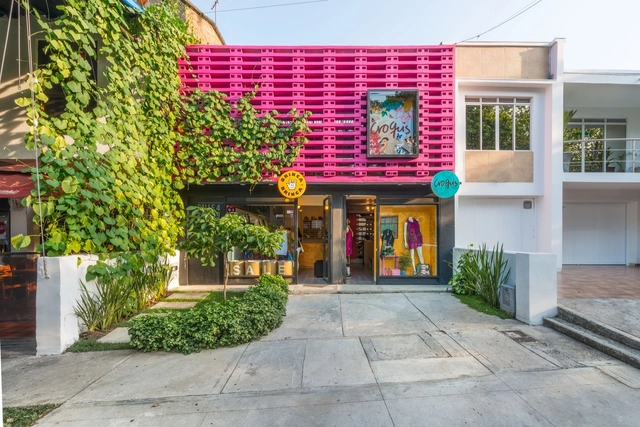 Casa Taller Croquis / Espacio Colectivo Arquitectos - Mercado, Puerta, Fachada