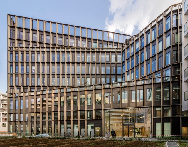 Boulogne-Billancourt Office  / Studioninedots  + Ateliers 115  - Offices, Facade