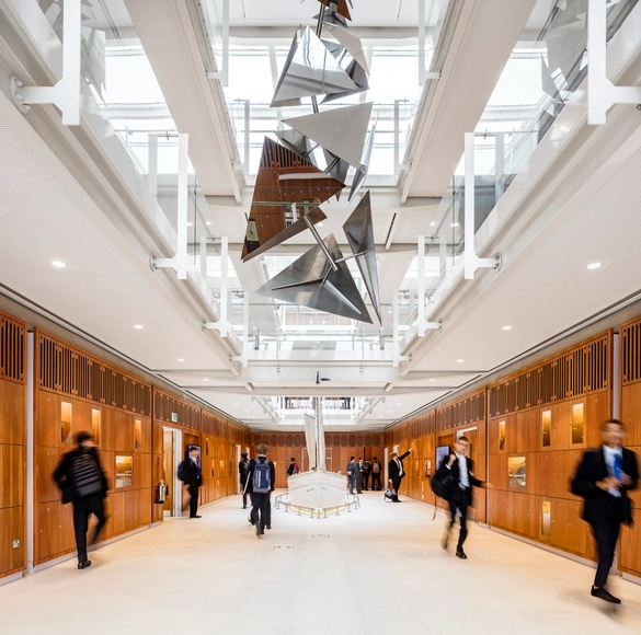 Laboratorio de la Escuela de Dulwich / Grimshaw - Escuela Secundaria