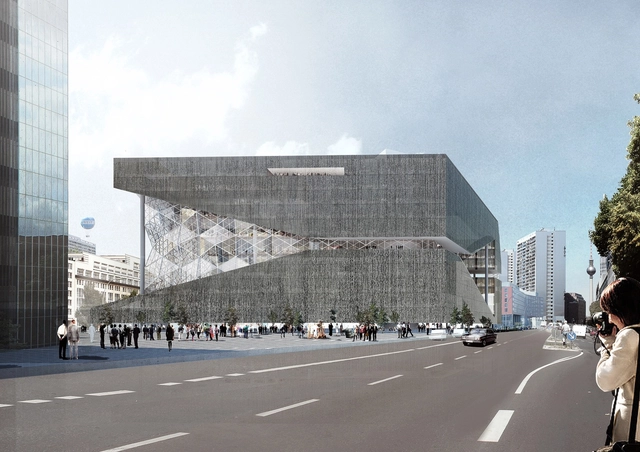 OMA divulga novas imagens do Axel Springer Building em Berlim - Imagem de Destaque