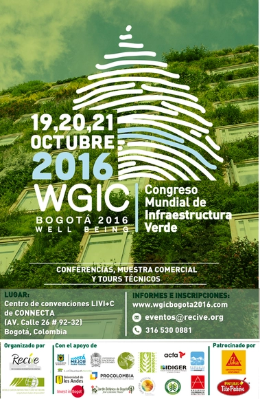 Congreso Mundial de Infraestructura Verde WGIC 2016 - Imagen Principal