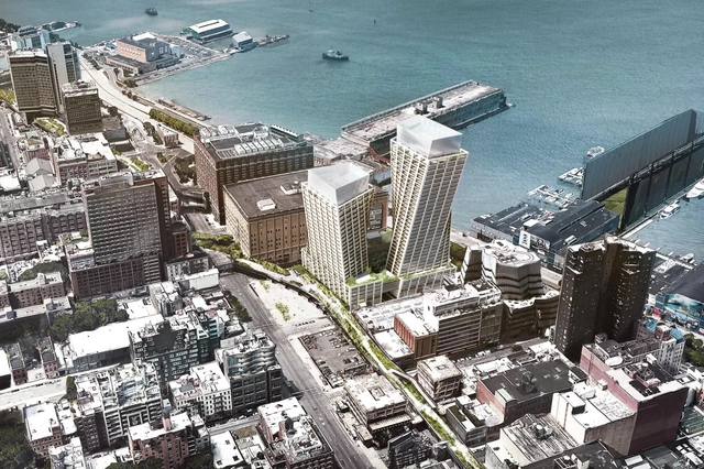 Twisting Towers, el nuevo proyecto de BIG frente al High Line de Nueva York - Imagen Principal