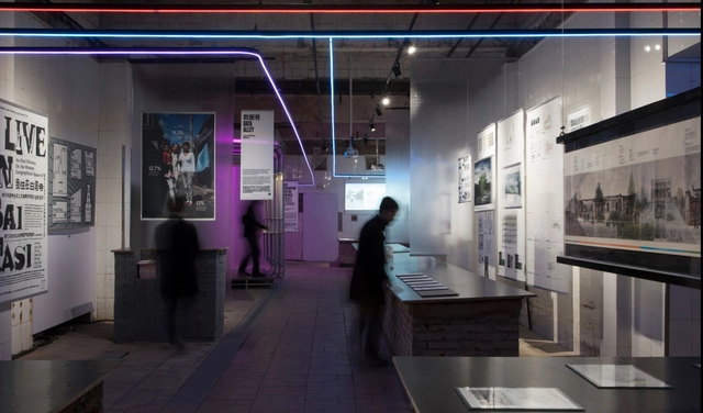 TGS in Gongmenkou food market (2016 BJDW, Baitasi) / reMIX studio  - 展陈装置